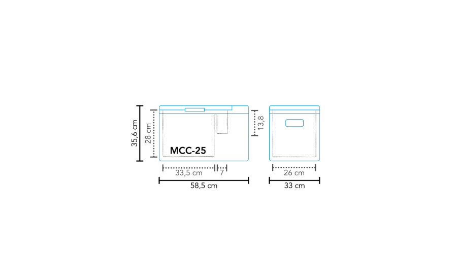 Cool box compressor MCC-25 AC/DC