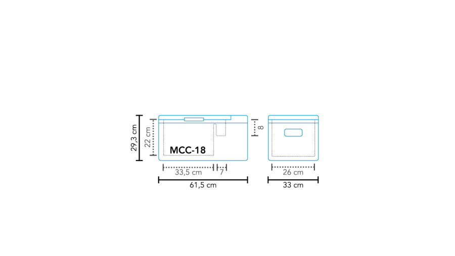 Cool box compressor MCC-18 AC/DC