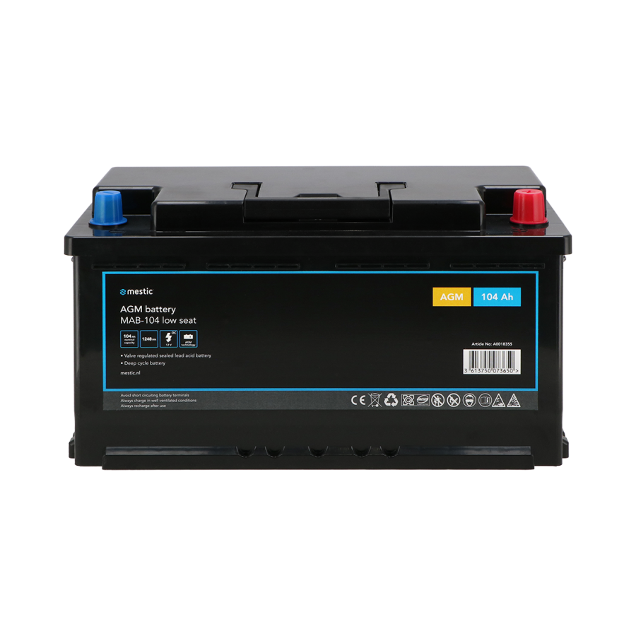 AGM battery MAB-104 low seat